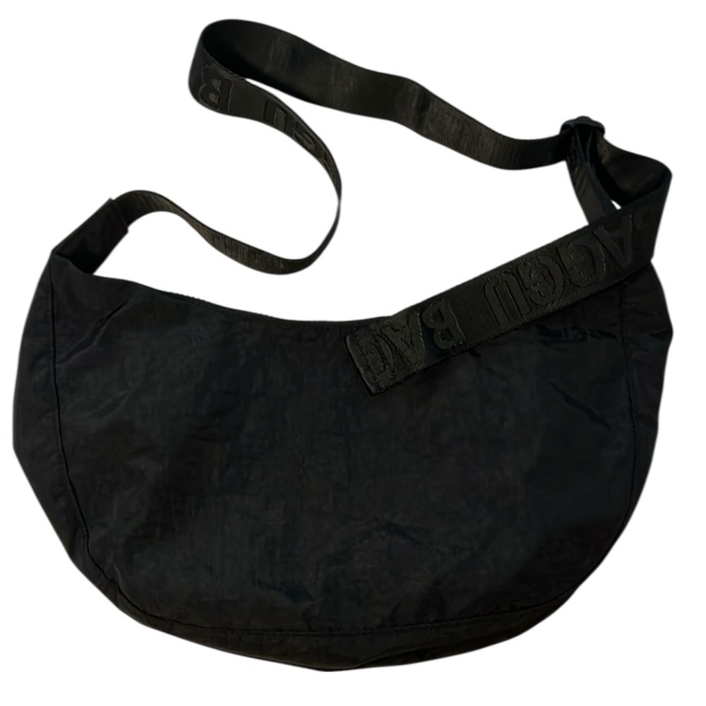 BAGGU Medium Nylon Crescent Bag Cross Stitch - Picture 2 of 5